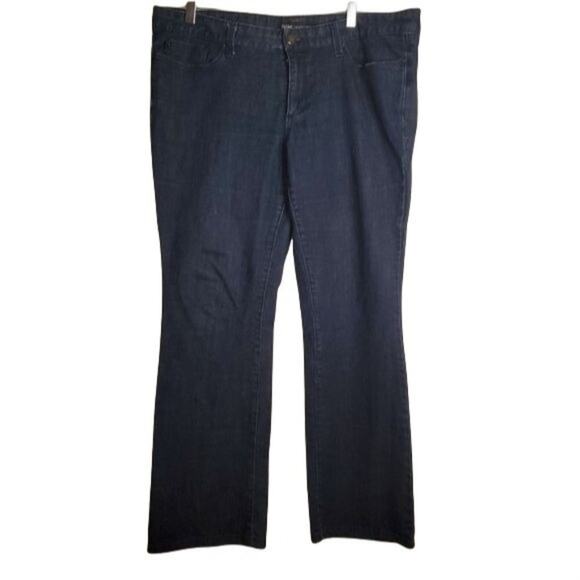Mossimo Premium Denim Jeans Size 14 Dark Blue - Picture 1 of 5